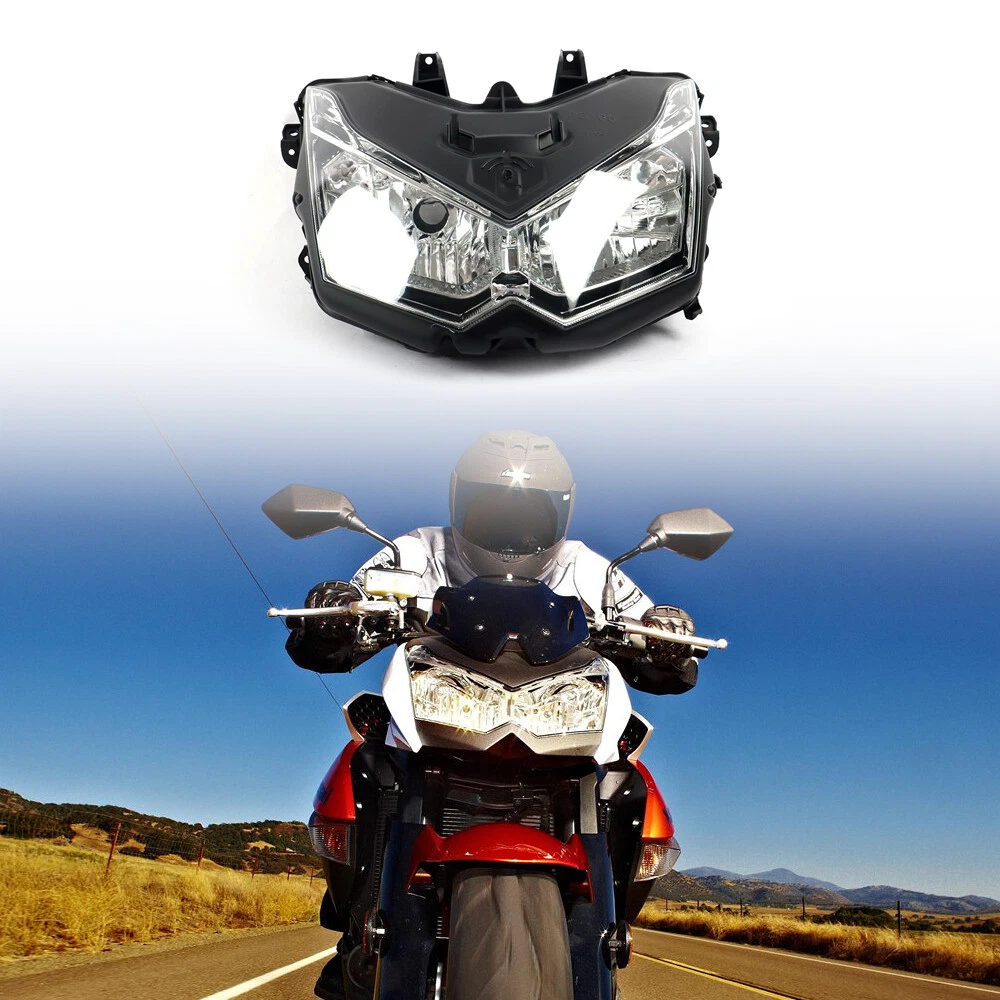 Koplamp Motorfiets Motorfiets Koplamp Voor Kawasaki Z1000 2010 2011 2012 2013 Accessoires Front Rijden Licht Koplamp Montage Motorfiets Koplamp
