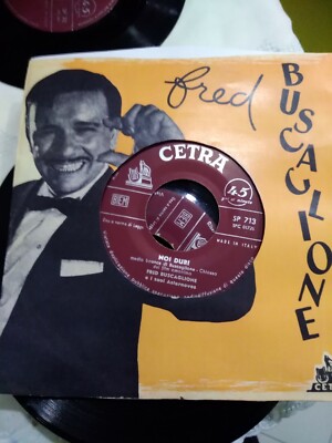 7'' FRED BUSAGLIONE NOS DURI SKY DEI BARS COVER EX VINYL N/MINT