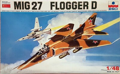 Esci 4020 Mikoyan-Gurevich MiG 27 Flogger D 1:48 Neu Bauteile versiegelt in OVP
