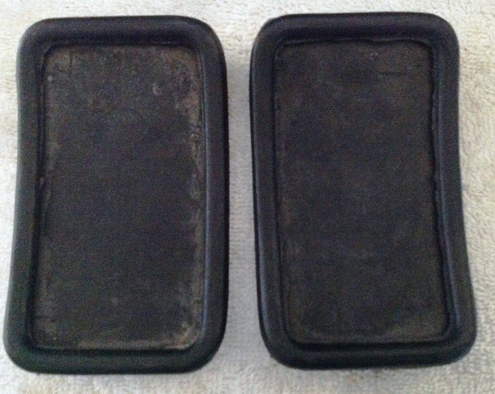 Ferrari 330 Brake Clutch Pedal pads set of 2 NOS