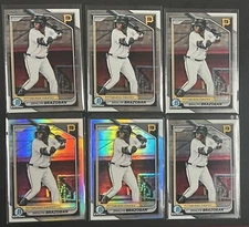 Bralyn Brazoban #BD-124 | 2024 Bowman Draft Top Prospect Refractor/Chrome Lot x6
