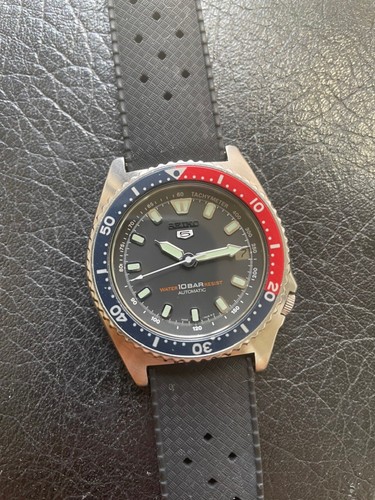 Seiko 7002-7010 Pepsi Automatico Raro Uomo Usato | eBay