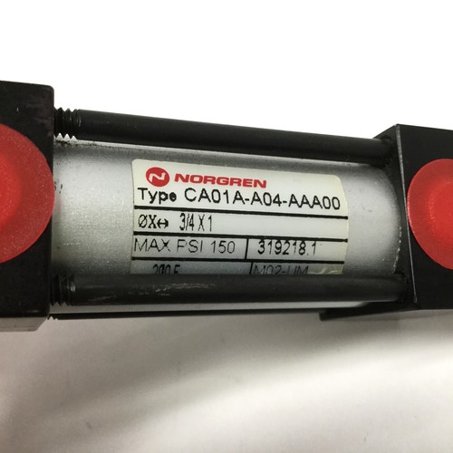Norgren CA01A-A04-AAA00 Tie-Rod Pneumatic Cylinder, 3/4" Bore, 1" Stroke - Picture 2 of 4