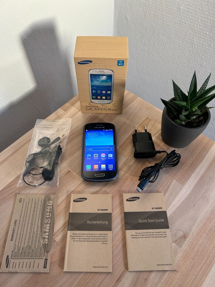 Samsung Galaxy S3 Mini Gt I8200n Akku In Prozent Samsung Galaxy S3 mini | GT-I8200N | Pebble Blue | eBay