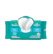 Pampers Baby Clean Wipes, Baby Fresh Scented, 1 Flip-Top Pack 72 Wipes Total 