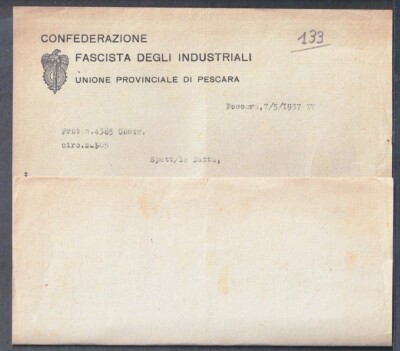 133 PESCARA, Document P.N.F. - see custom template