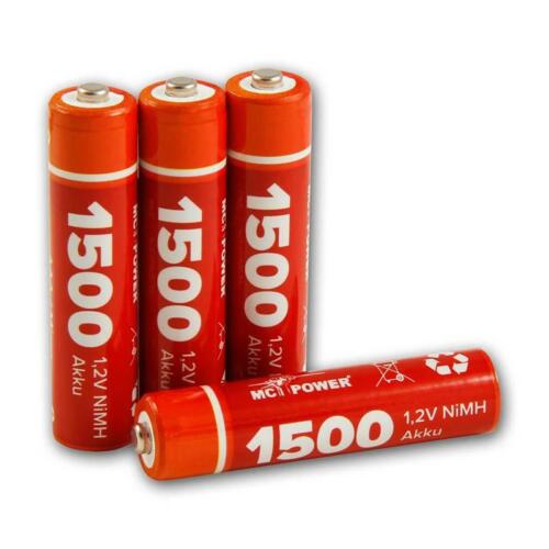 Batterie carine/micro 1,2V, NiMH, tipo AA/tipo AAA, batterie da 1,5/3,5Ah - Foto 3 di 6