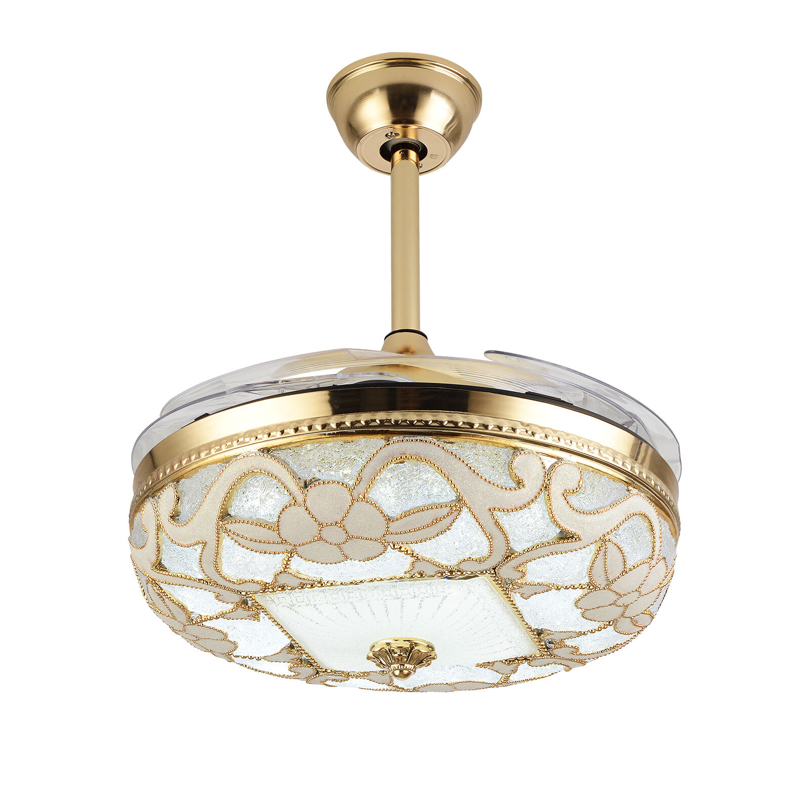 Flush Mount Ceiling Fan Ceiling Fan Ceiling Fan 6 Speed + Remote Control 90-260V