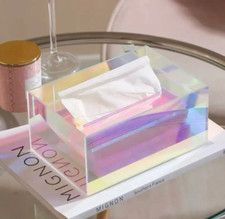 Luxury modern tissue box, Acrylic Tissue Box Holder Clear Tissue Box Dispenser f