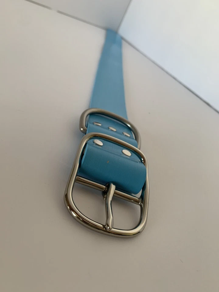 COLLAR PERRO CUERO AJUSTABLE 1,5 PULGADAS ANCHO Foto 2 de 4