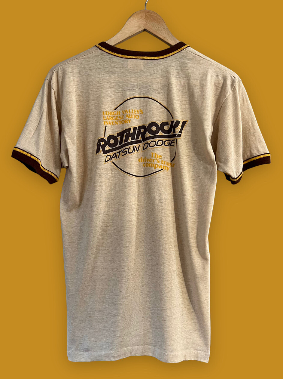 Vintage 80’s Rothrock Dealership Datsun Dodge Ringer … Gem