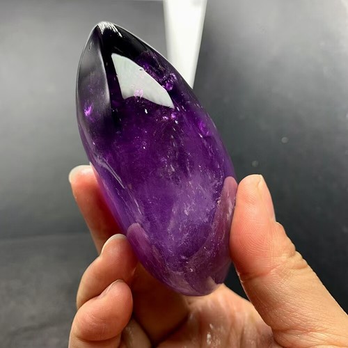 286g Top Natürlicher Amethyst Quarz Kristalle Grob Politur Reiki Heilung Geschenk - Bild 8 von 9