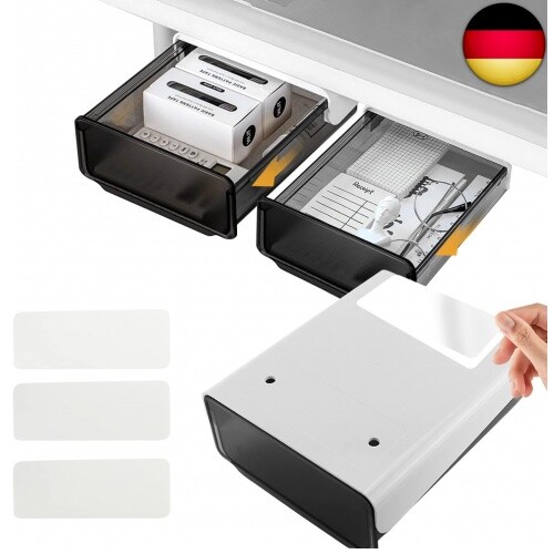 Schublade Unter Schreibtisch 2STK?Unterbau Schublade Versteckte - Bild 1 von 7