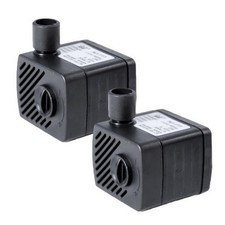 2 pcs 50 GPH Submersible Pump Aquarium Tank Powerhead Fountain Water Hydroponic