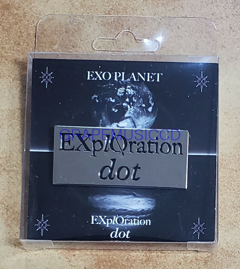 EXO PLANET #5 EXplOration[dot] OFFICIAL GOODS BADGE NEW | eBay