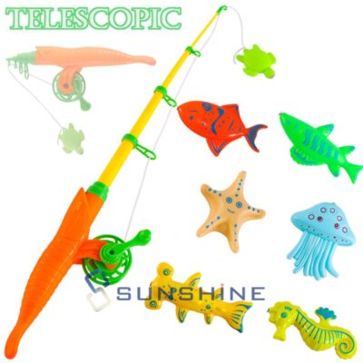 Kids Fishing Rod Fishing Toys For Babies Magnetic Fishing Rod Bath