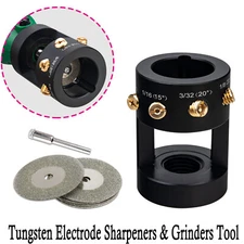 Tungsten Grinder Sharpener Multi-Angle & Offsets Head Tool TIG Welding