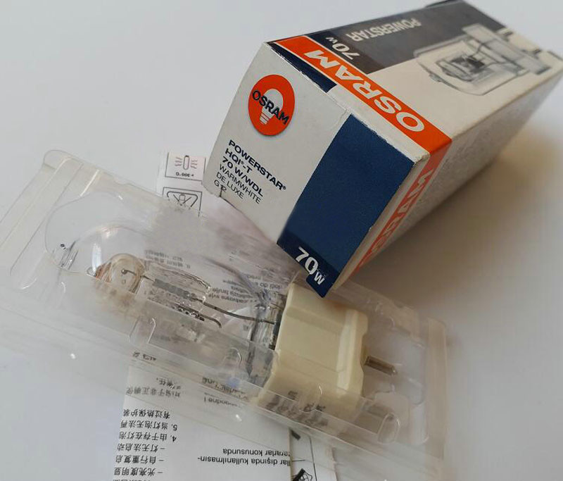 OSRAM POWERSTAR HQI-T 70W/WDL G12 OCTOPUS 101 Ophthalmology