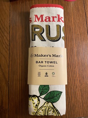 NWT Makers Mark Bar Towel - Know Supply - Gold Rush $25