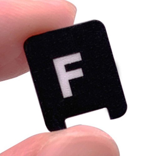 English Letters Keyboard Stickers Frosted PVC Tablet Computer New Keyboard J0Y5 - Afbeelding 6 van 15