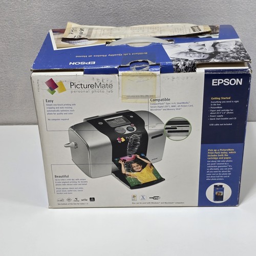Epson B351A PictureMate Deluxe PictureMate 500 Personal Photo Lab & Photo - Picture 3 of 17