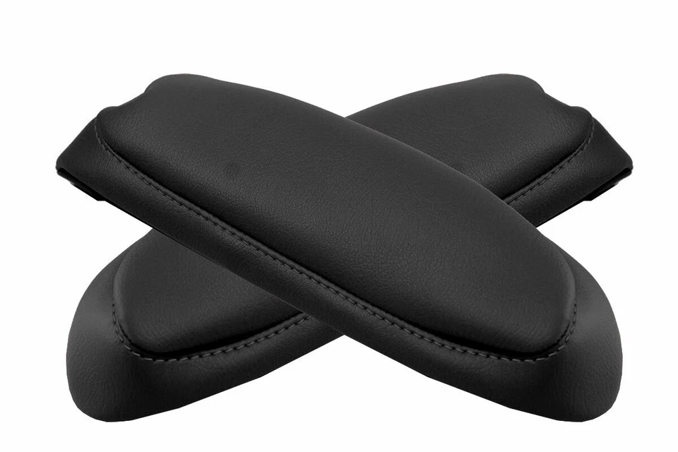 Cubierta de reposabrazos de cuero PVC negra para GMC Safari 1985-1994 Foto 4 de 4