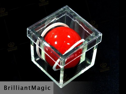 Mysterious Ball Go into the Crystal Box Illusion Magic Trick Prop Toy for Kids - Picture 3 of 4