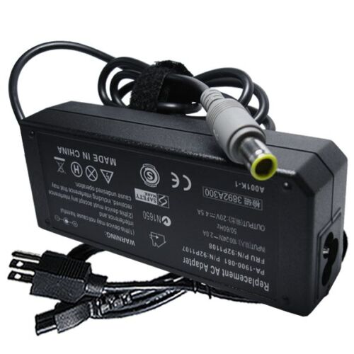 LOT 5 CHARGEUR ADAPTATEUR AC POUR IBM ThinkPad R60 R61 20V ORDINATEUR PORTABLE - Photo 1/1