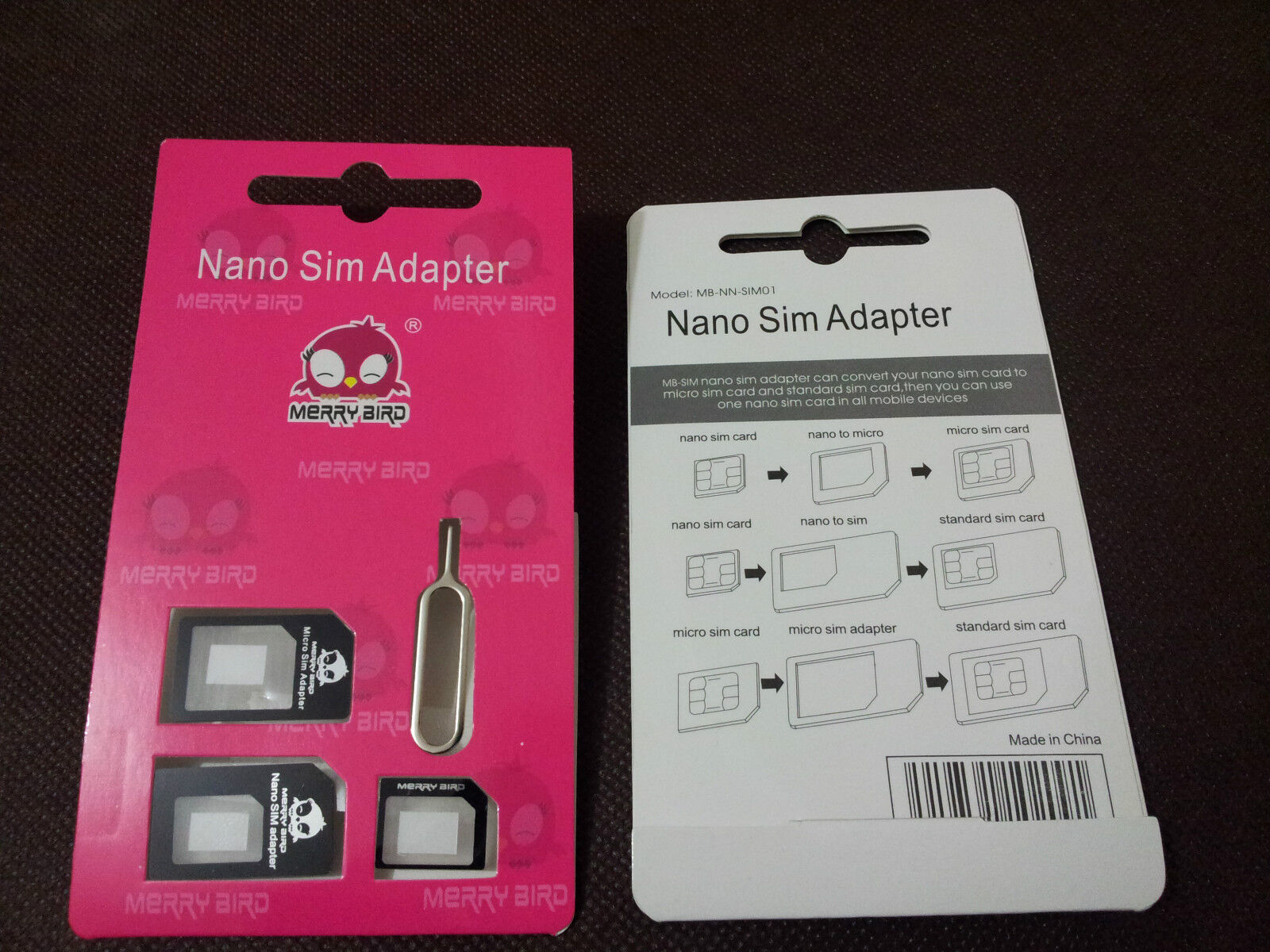 10Set Nano SIM Adaptor Micro Card Nano standard adapter Iphone S