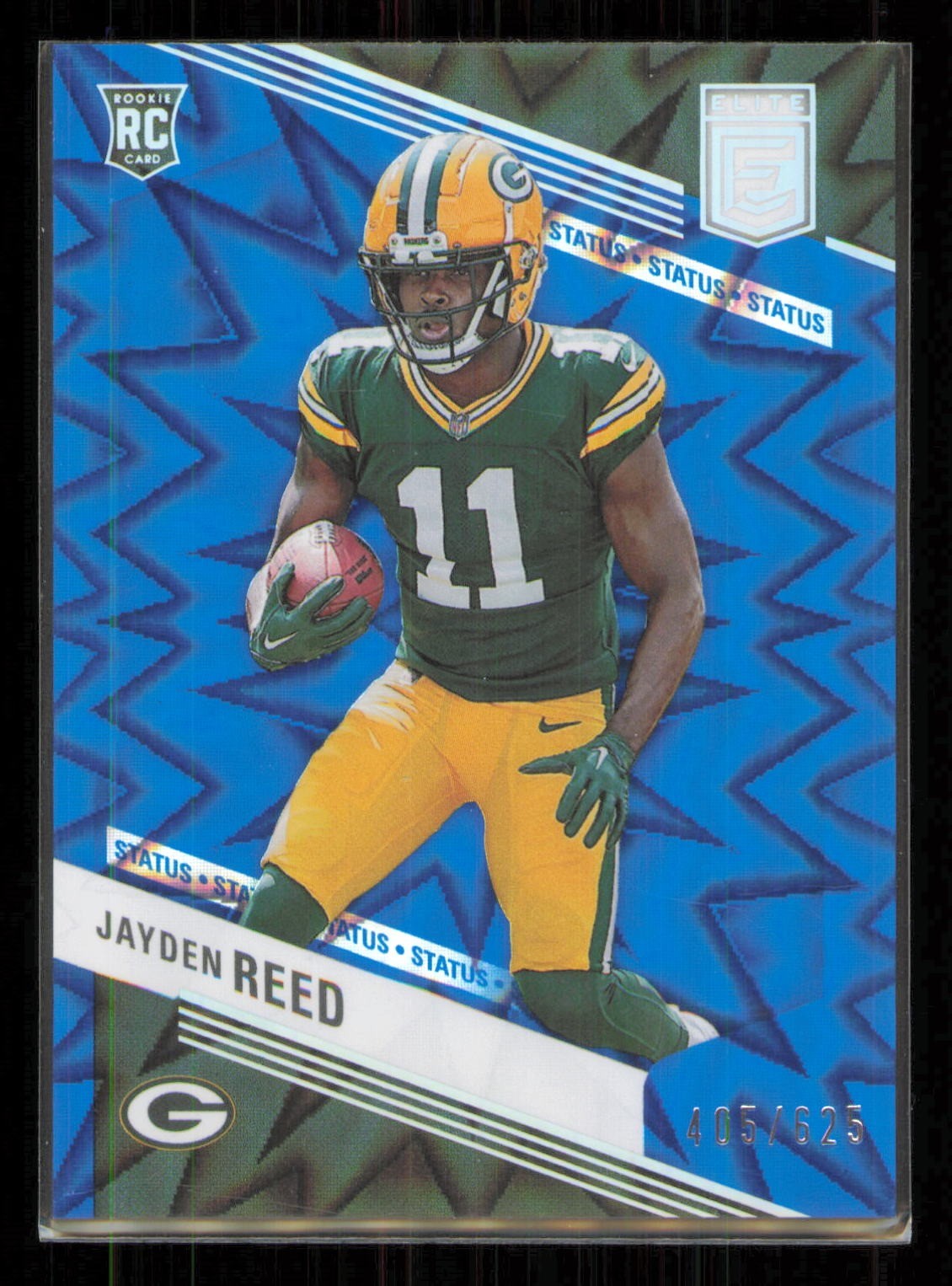 2023 Donruss Elite Jayden Reed Green Disco RC RC #/625 #153
