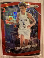 2025 Panini Prizm WNBA Natisha Hiedeman Red Pandora Prizm #’d/199 Minnesota Lynx