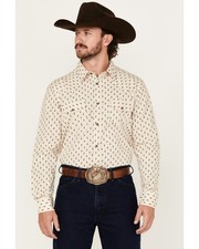 Gibson Trading Co Men's Firefly Geo Print Long Sleeve Snap Stretch Western Shirt