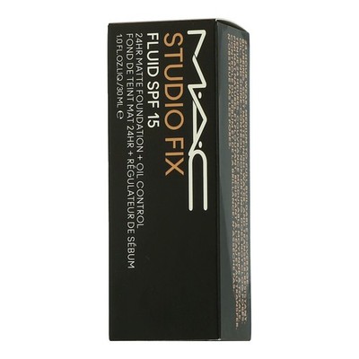 MAC Studio Fix Fluid SPF 15 24H Matte Foundation NW15 30ml