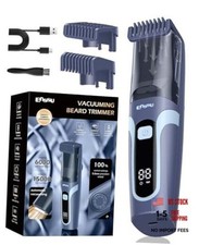 Beard Trimmer for Men Auto-Vacuum, Rechargeable Electric Men Beard Trimmers