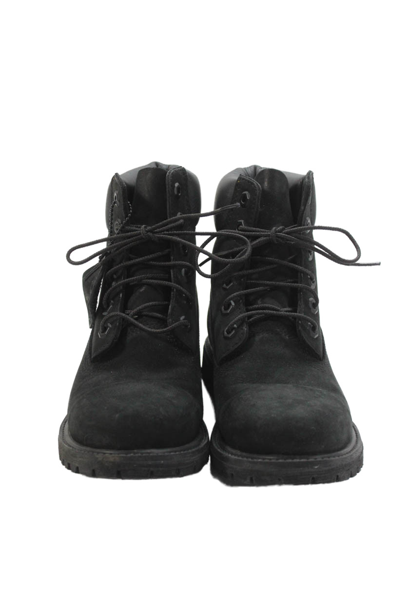 Timberland Womens Solid Leather Round Toe Lace Up… - image 2