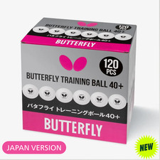 Butterfly Training Ball 40 High Quality Plastic 120 Pcs for Practice