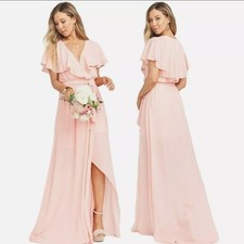 Show Me Your MuMu Audrey Maxi Dress Size Small Womens Frosty Pink