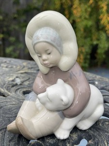 Lladró Polar Bear and Eskimo | eBay