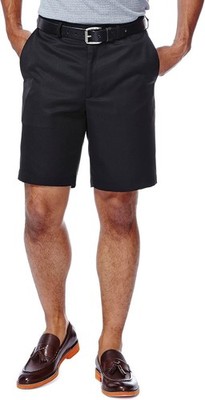 Mens Dress Shorts Expandable Waist Moisture Wicking Flat Front Casual Shorts