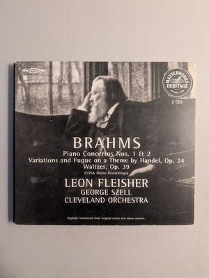 Brahms Piano Concertos 1 & 2 Handel Variations Waltzes; Fleisher/Szell 2CDs Sony
