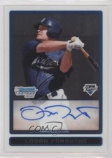 2009 Bowman Chrome Prospects Logan Forsythe #BCP114 Auto i6j