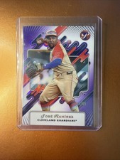 2025 Topps Pristine José Ramírez Purple Pulsar Refractor /199 #264 Guardians
