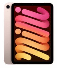 Apple iPad mini 6th Generation A2567 64 GB, Wi-Fi, 8.3 in - Pink - Excellent