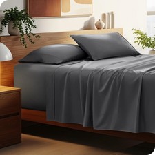 Bare Home Cal King Sheet Set - 22" Deep Pockets - Luxury 1800 Ultra-Soft Microfi