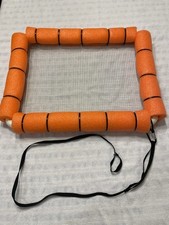 14 x18 Floating Shark Tooth And Seashell Sifter w 4-6ft slip lead carabiner