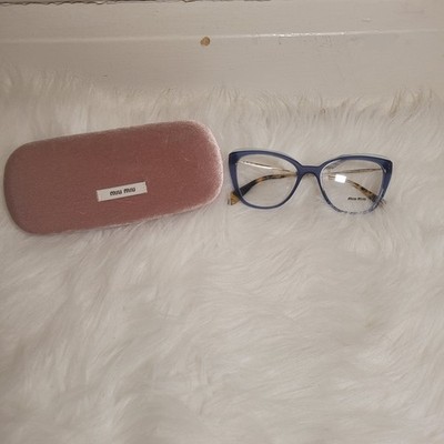 Miu Miu Eyeglasses Frames Only SMU 10U-A KAD-3M1, 53-19-140, Plastic, Italy