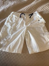 polo ralph lauren boys size 14 beige cargo drawstring shorts
