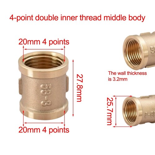 Plumbing Connector Brass Thread Connector Competitive Price Reliable Performance