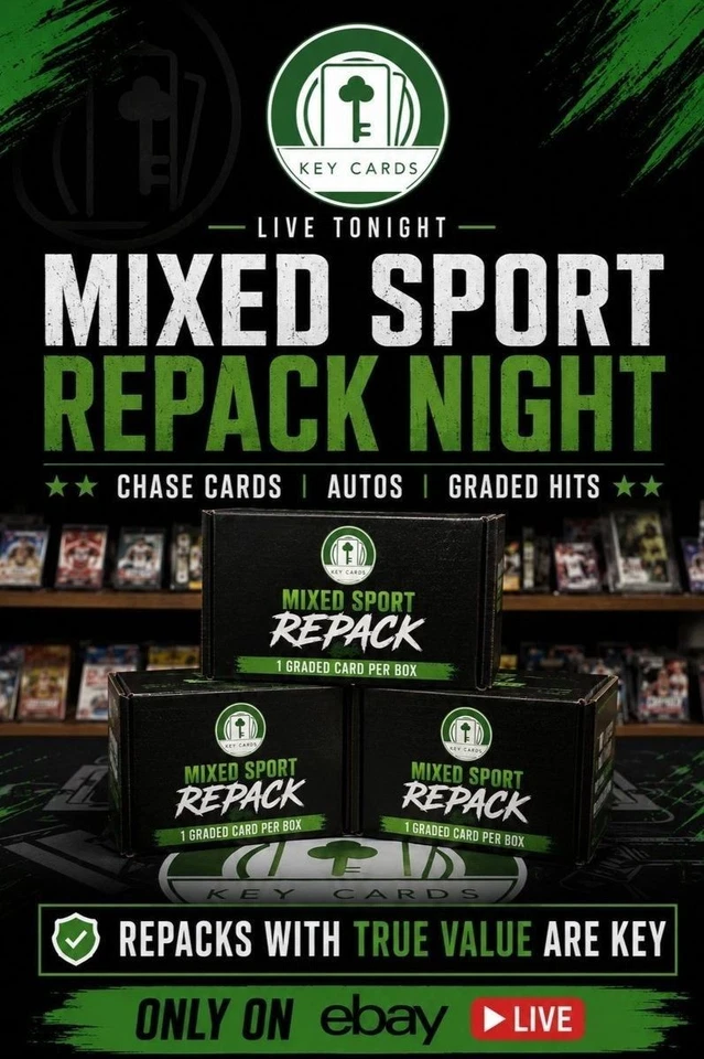 KeyPacks! - Mixed Sport Repacks by Key Cards – Multi-Sport & Team Repacks!