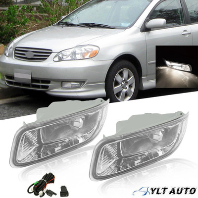 当時物 HALOGEN フォグランプ COROLLA 車載用 Pair Front Clear Lens Fog Light Driving Lamp For Toyota Corolla